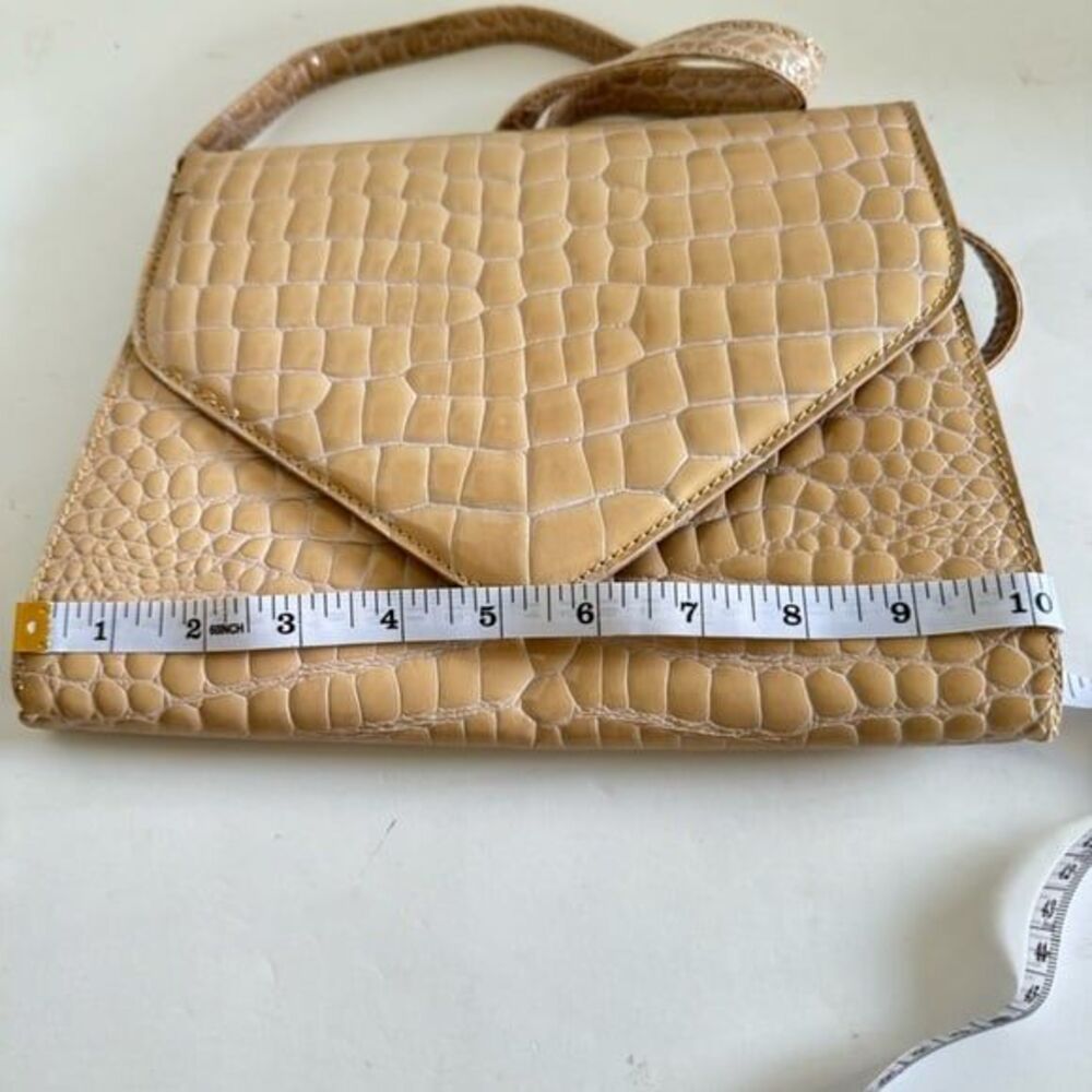 Crocodile skin genuine leather clutch bag,vintage bag perfect bag company - Picture 12 of 12